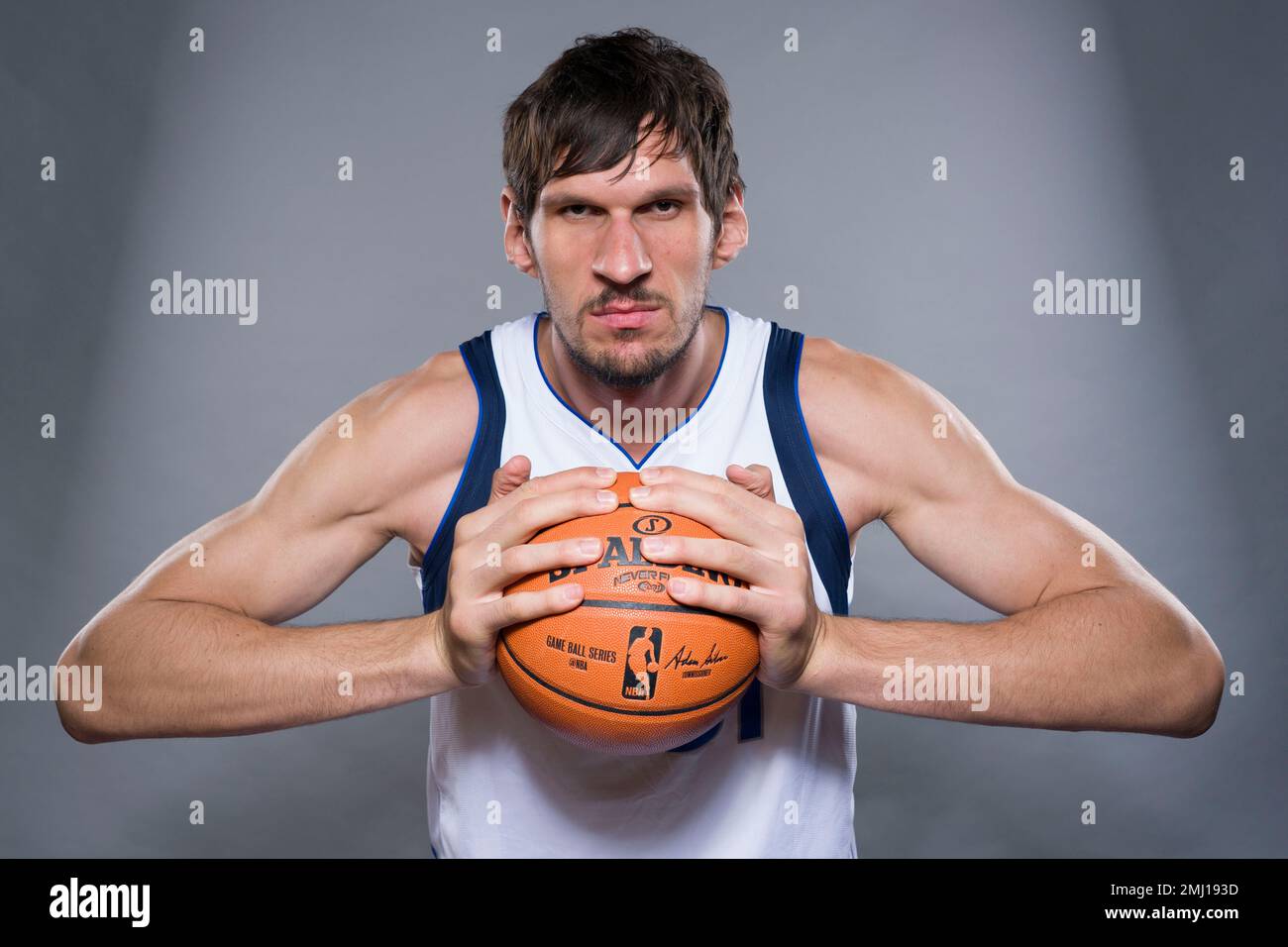 Dallas Mavericks guard Boban Marjanovic (51) poses during NBA