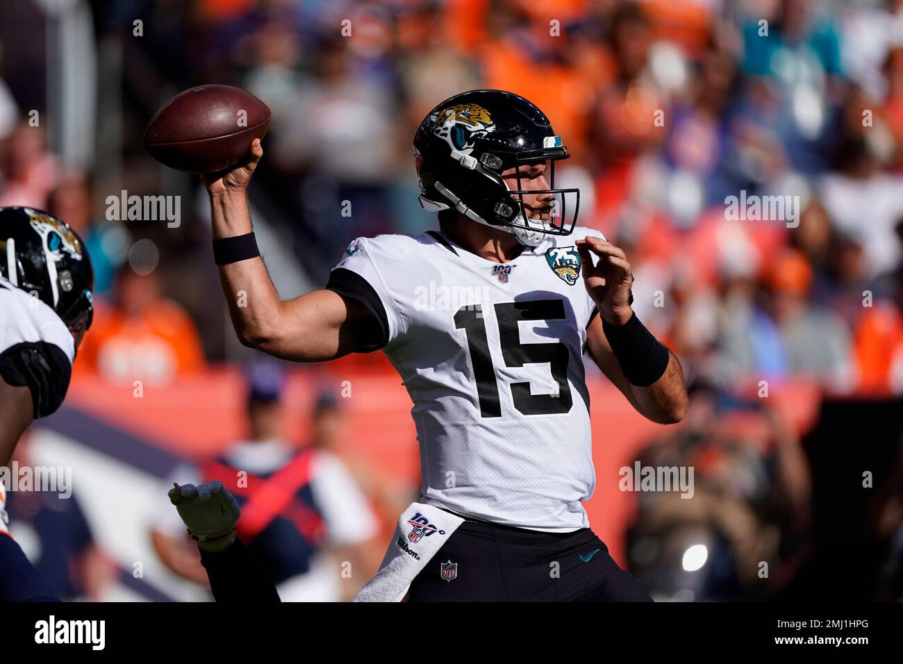 Gardner Minshew of the Jacksonville Jaguars passes during a game