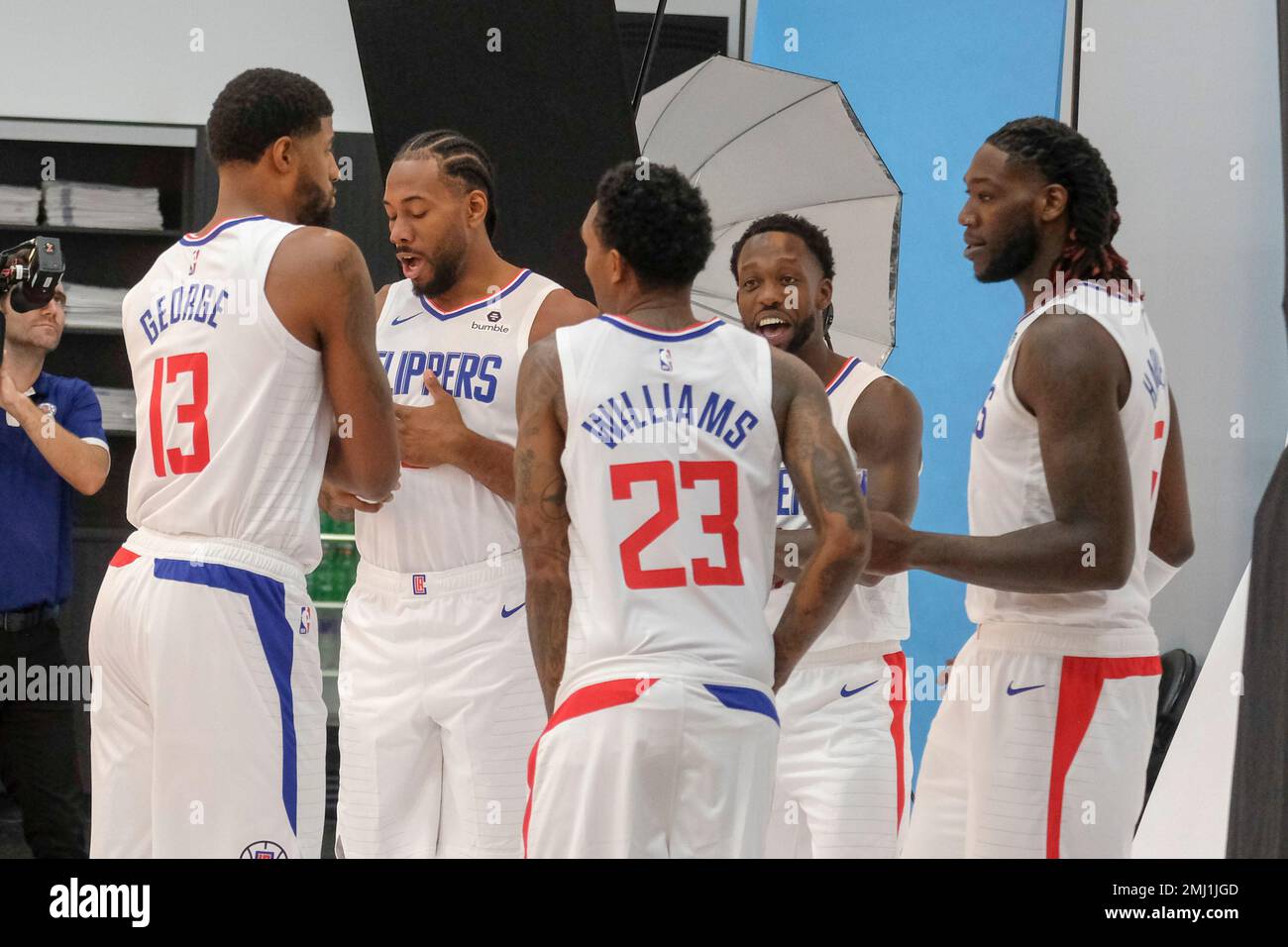 Los Angeles Clippers forwards Kawhi Leonard, Paul Montrezl
