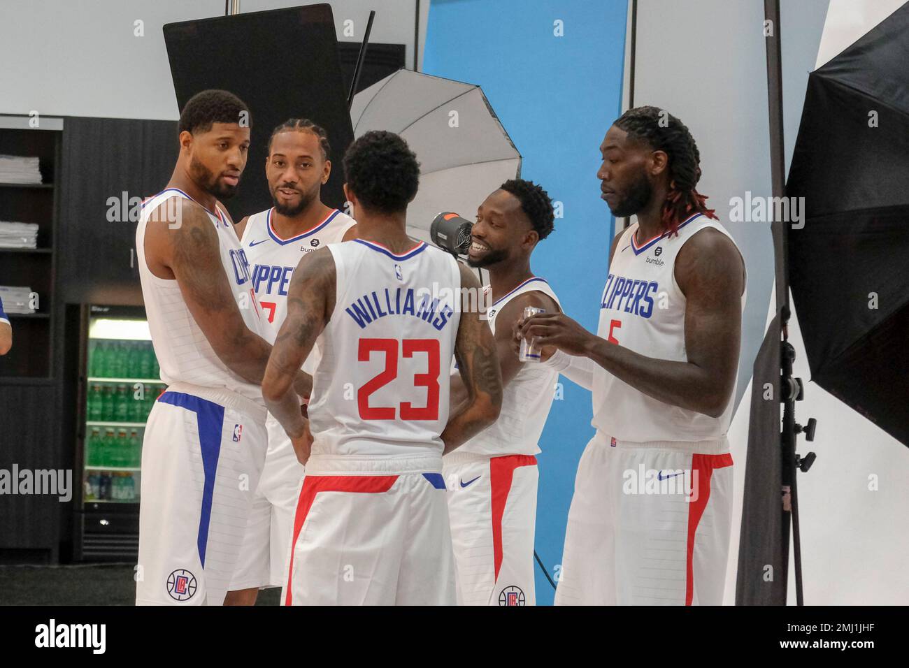 Los Angeles Clippers forwards Kawhi Leonard, Paul Montrezl