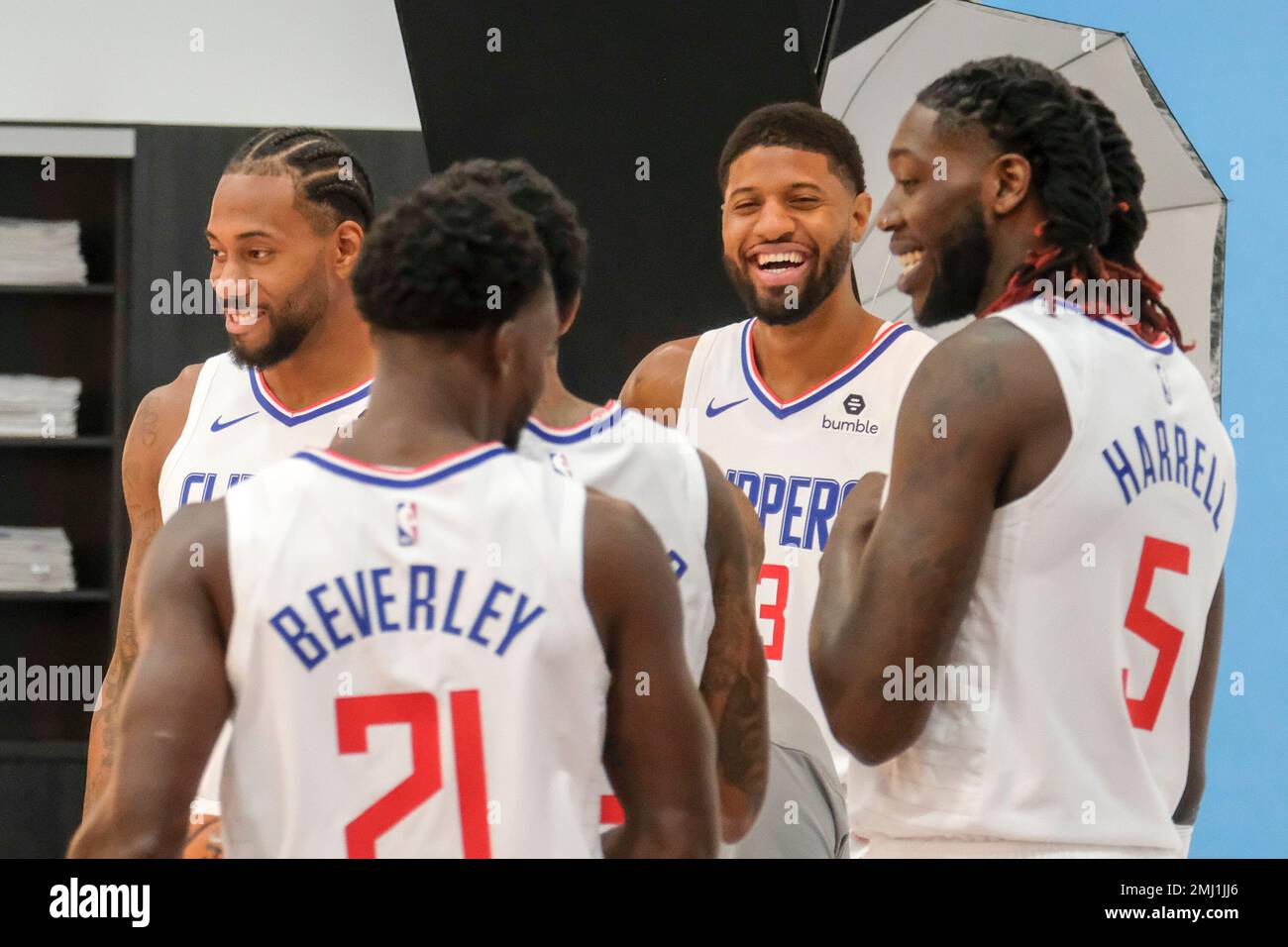 Los Angeles Clippers forwards Kawhi Leonard, Paul Montrezl