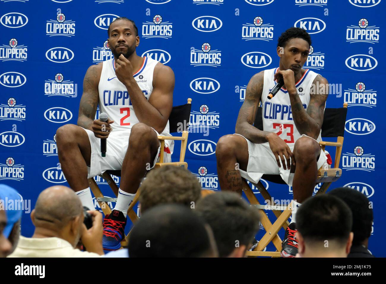 Los Angeles Clippers Guard Lou Williams looks on during a NBA game