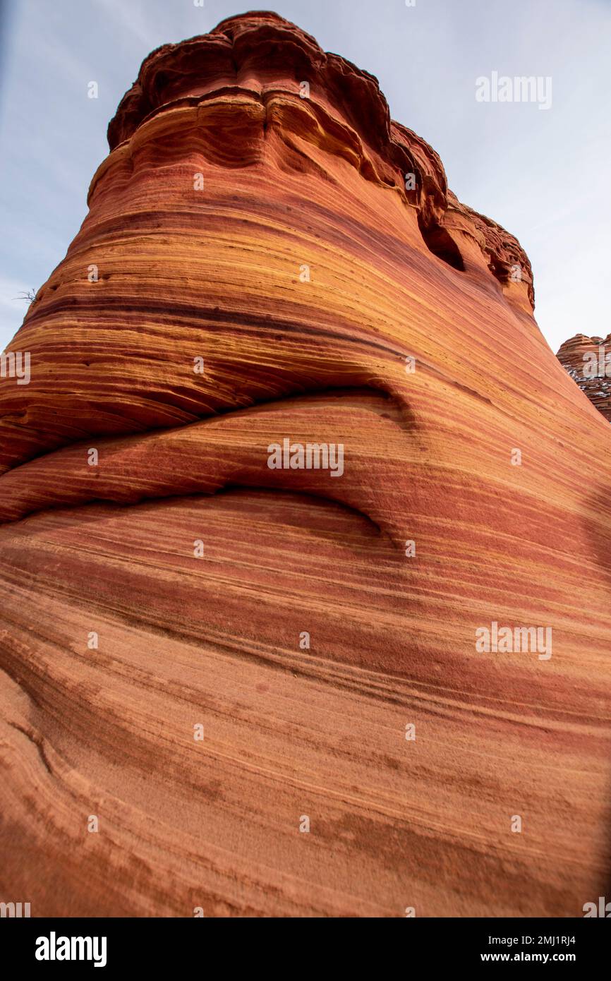 The Wave Is A Stunning Geological Formation In The Paria Canyon the-wave-is-a-stunning-geological-formation-in-the-paria-canyon