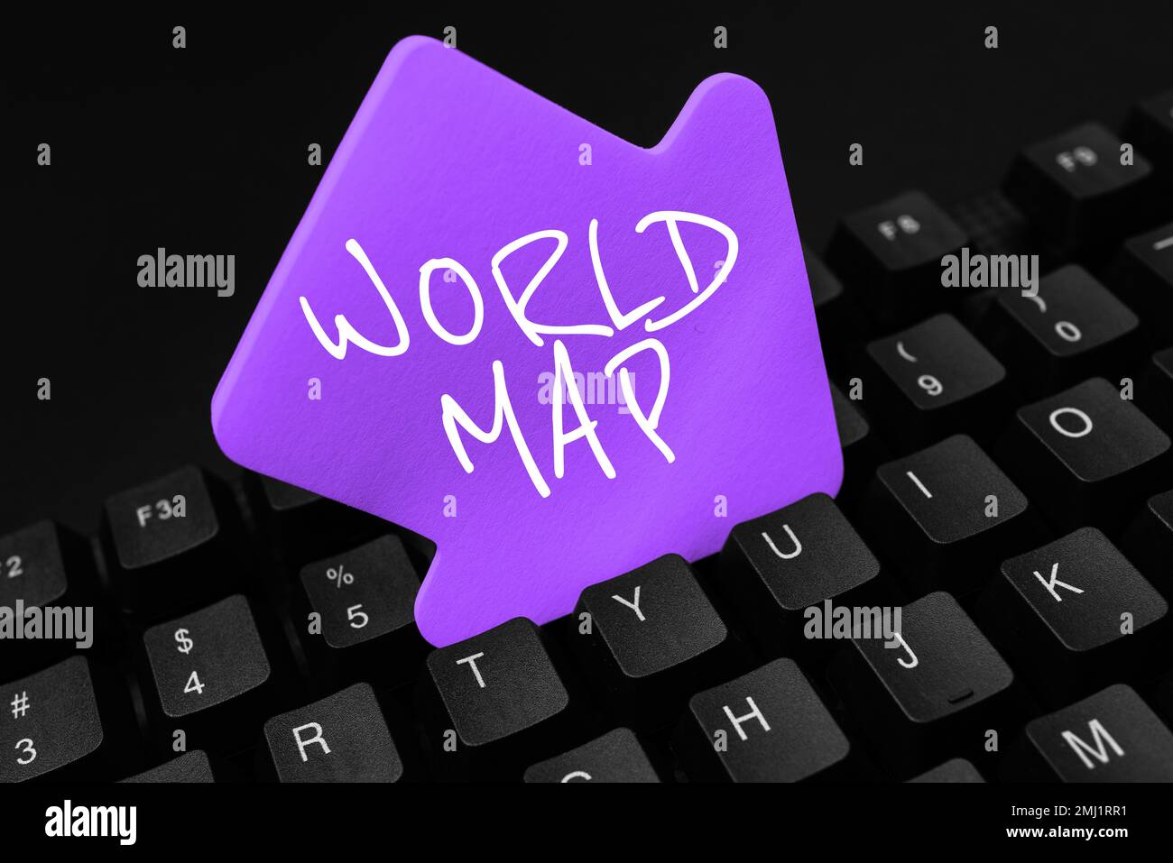 Text sign showing World Map, Business showcase a diagrammatic