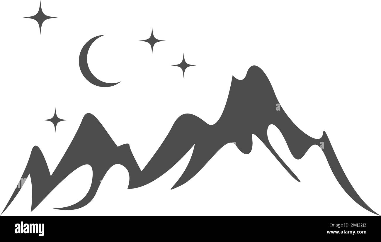 Mountain logo icon design illustration Stock Vector Image & Art - Alamy