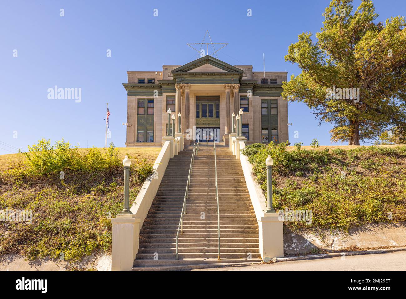 Pawhuska, Oklahoma, USA October 18, 2022 The Osage County Courthouse