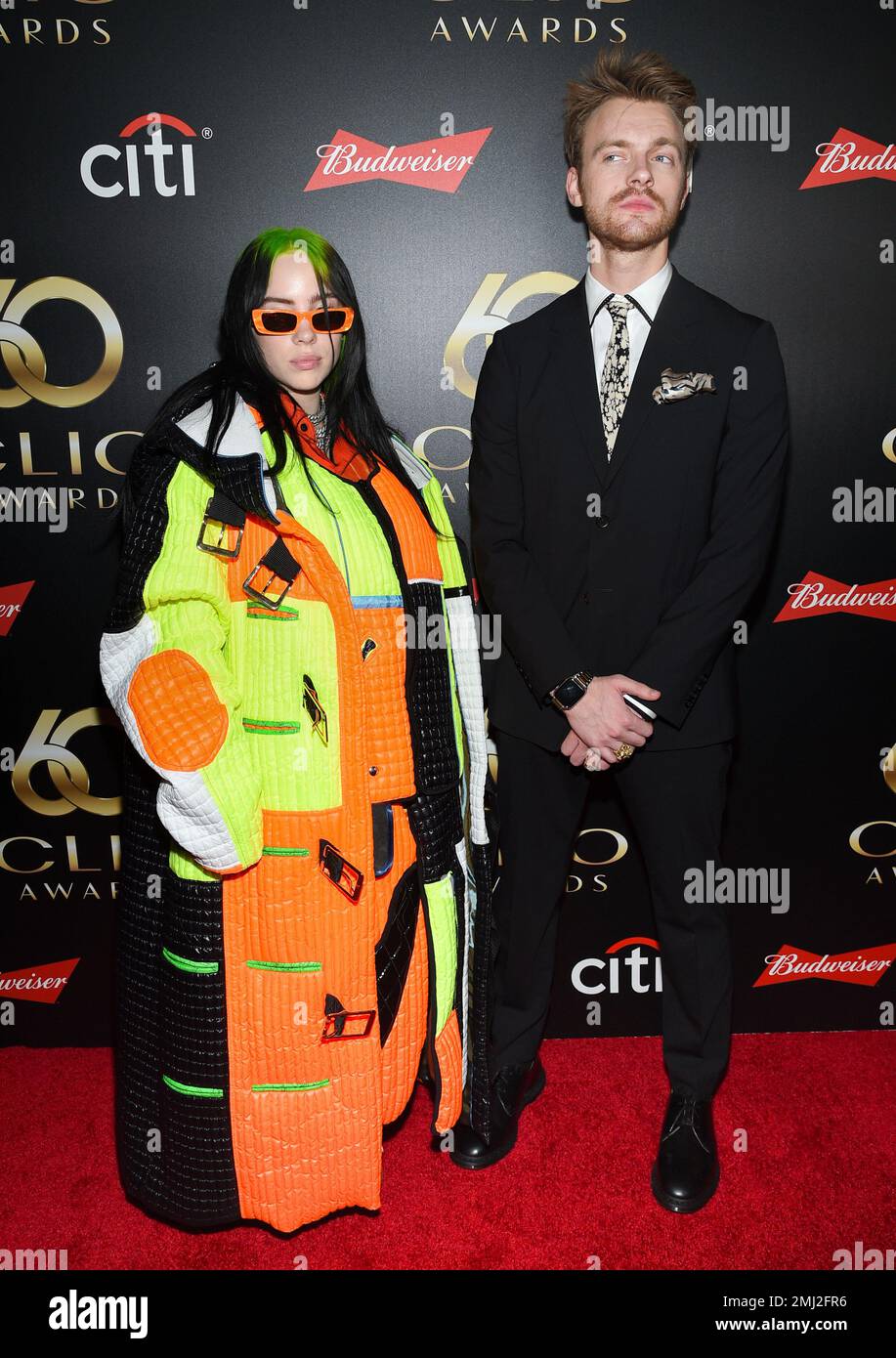 Singer-songwriters Billie Eilish, left, and her brother Finneas O