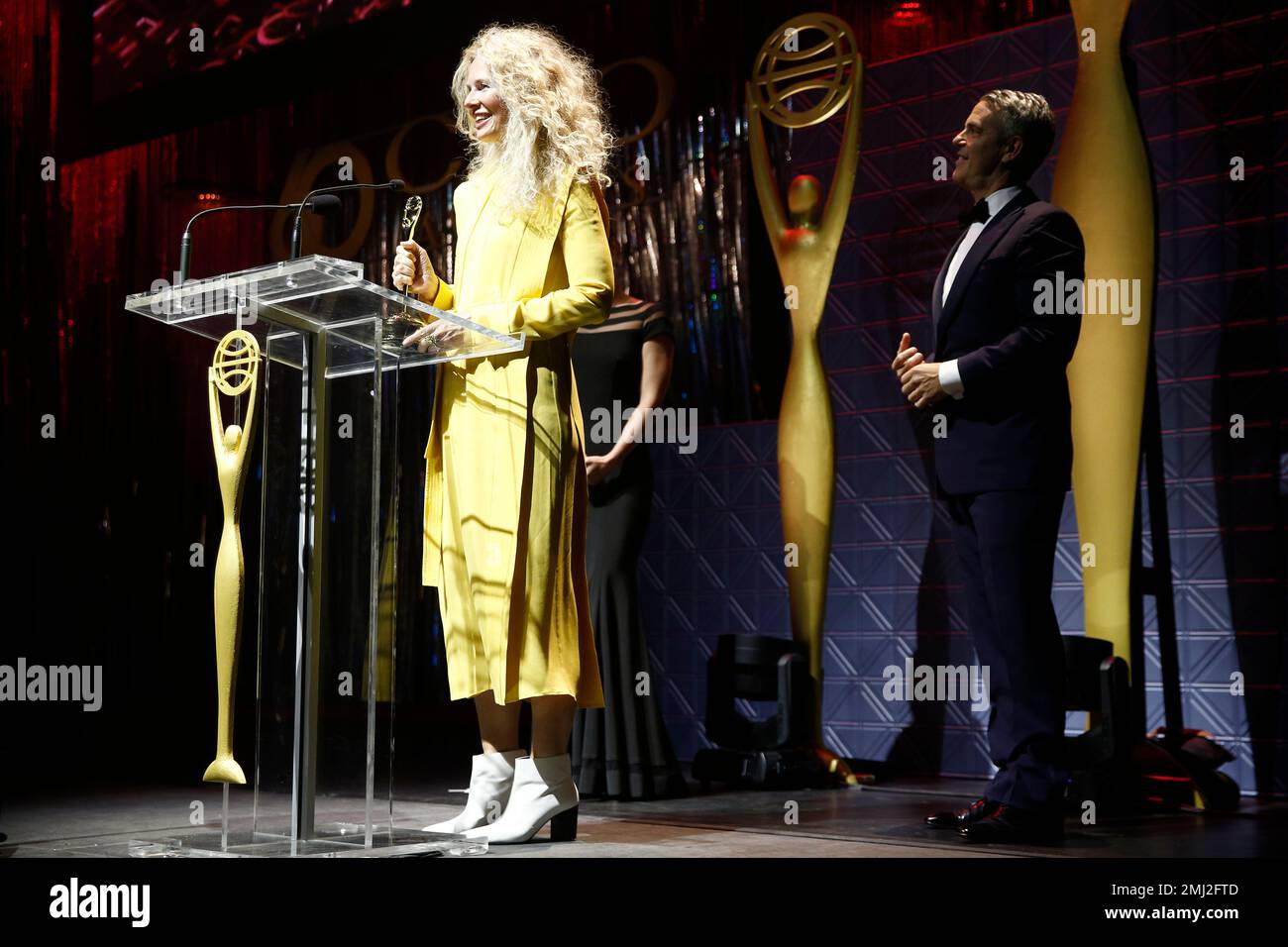 Ida Simonsen, US President, Stella MCCartney, speaks on stage at the 60th Annual Clio Awards at The Manhattan Center on Wednesday, Sept. 25, 2019 in New York. (Photo by Brian Ach/Invision for Clio Awards/AP Images) Stock Photo