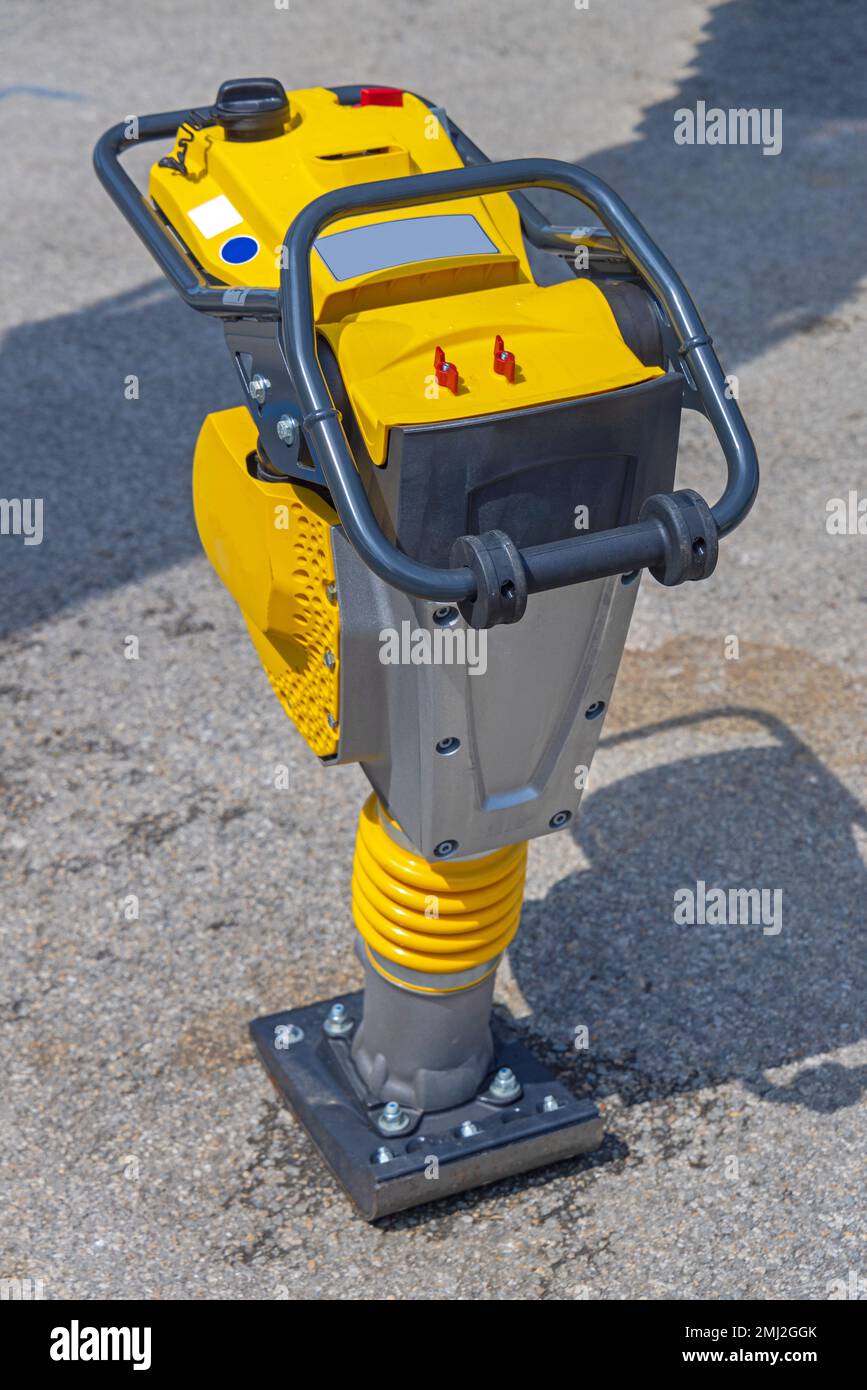Tamper for Soil and Asphalt Compaction Vibratory Plate Compactor Stock ...