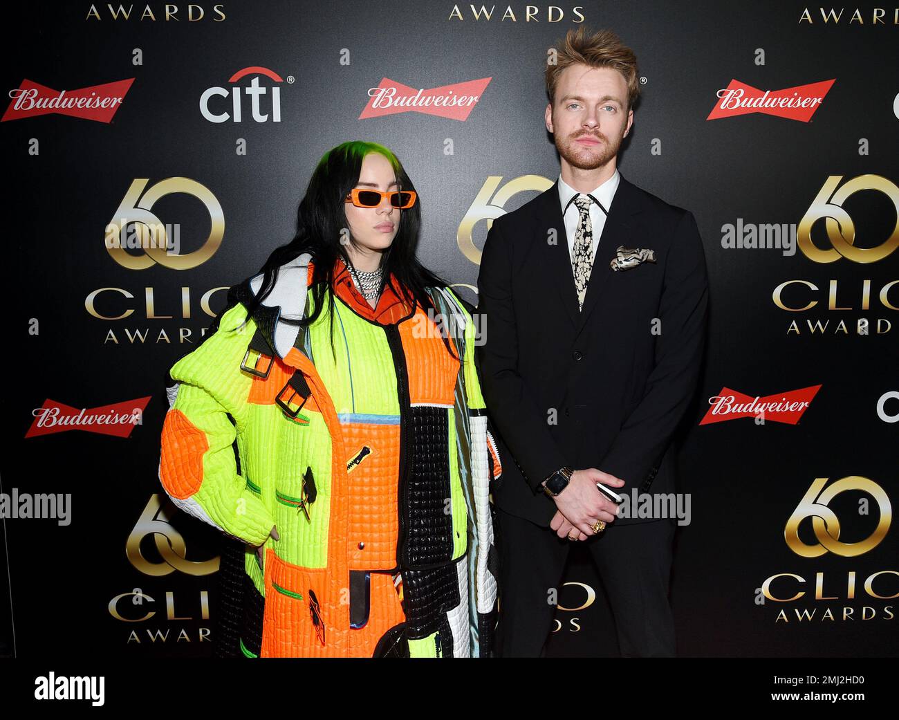 Singer-songwriters Billie Eilish, left, and her brother Finneas O