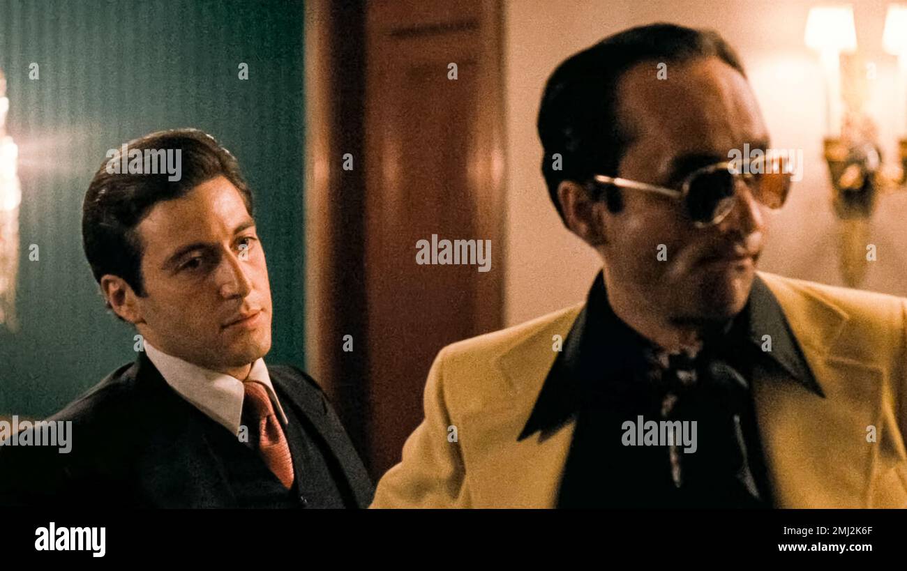 USA. John Cazale and Al Pacino in a scene from the (C)Paramount