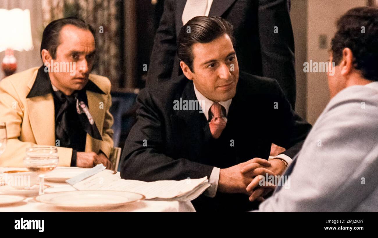 USA. John Cazale and Al Pacino in a scene from the (C)Paramount
