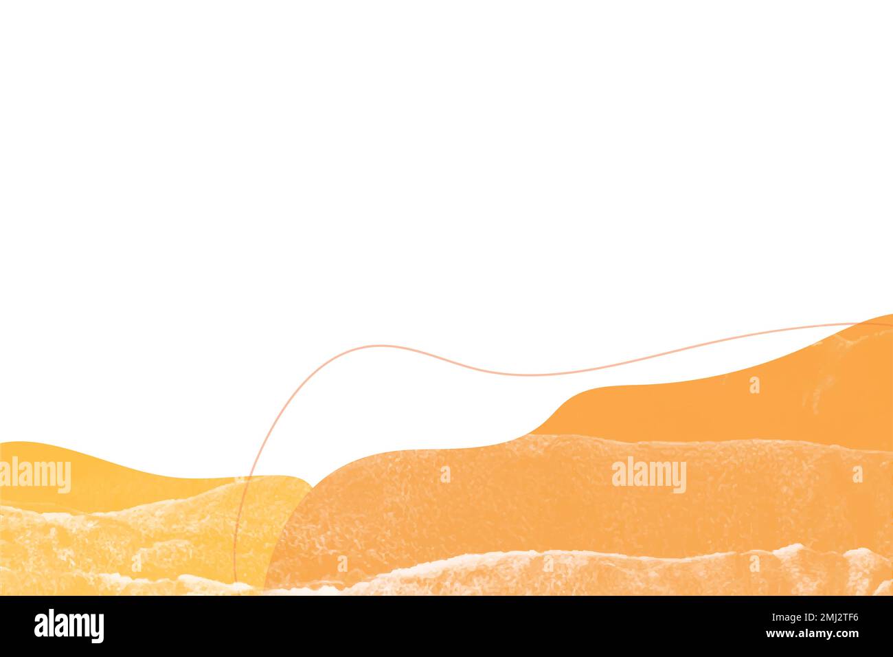 Orange and yellow abstract Memphis patterned background vector Stock Vector