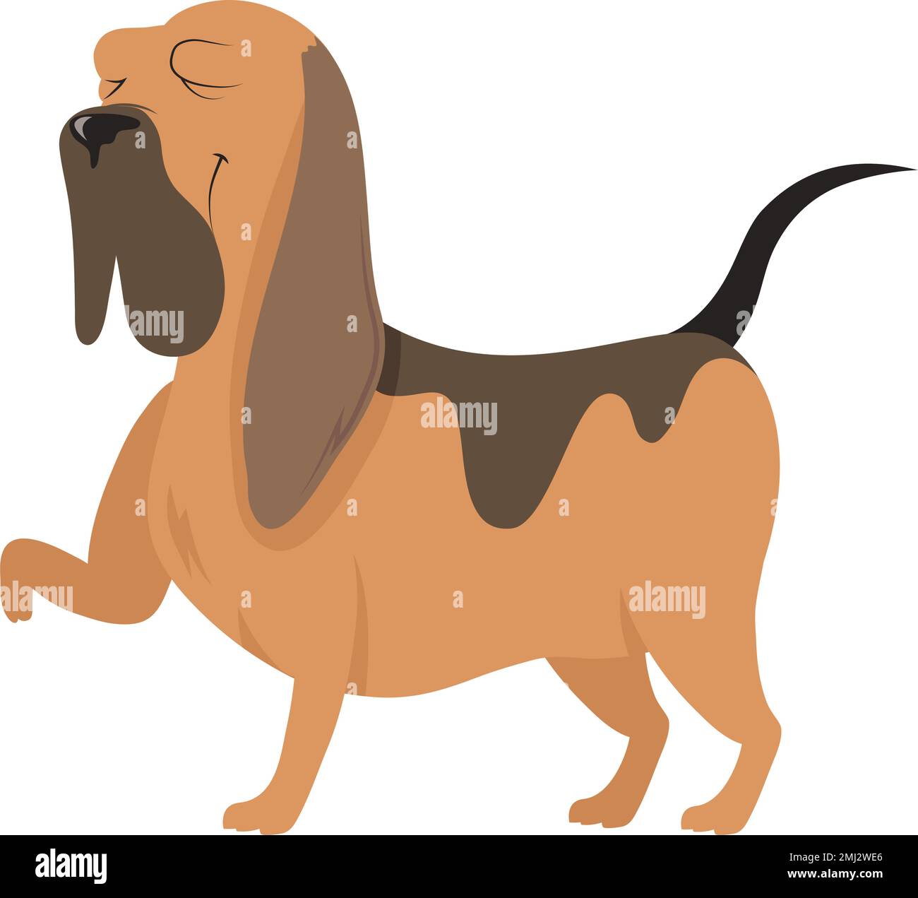 beagle dog mascot domestic character Stock Vector Image & Art - Alamy