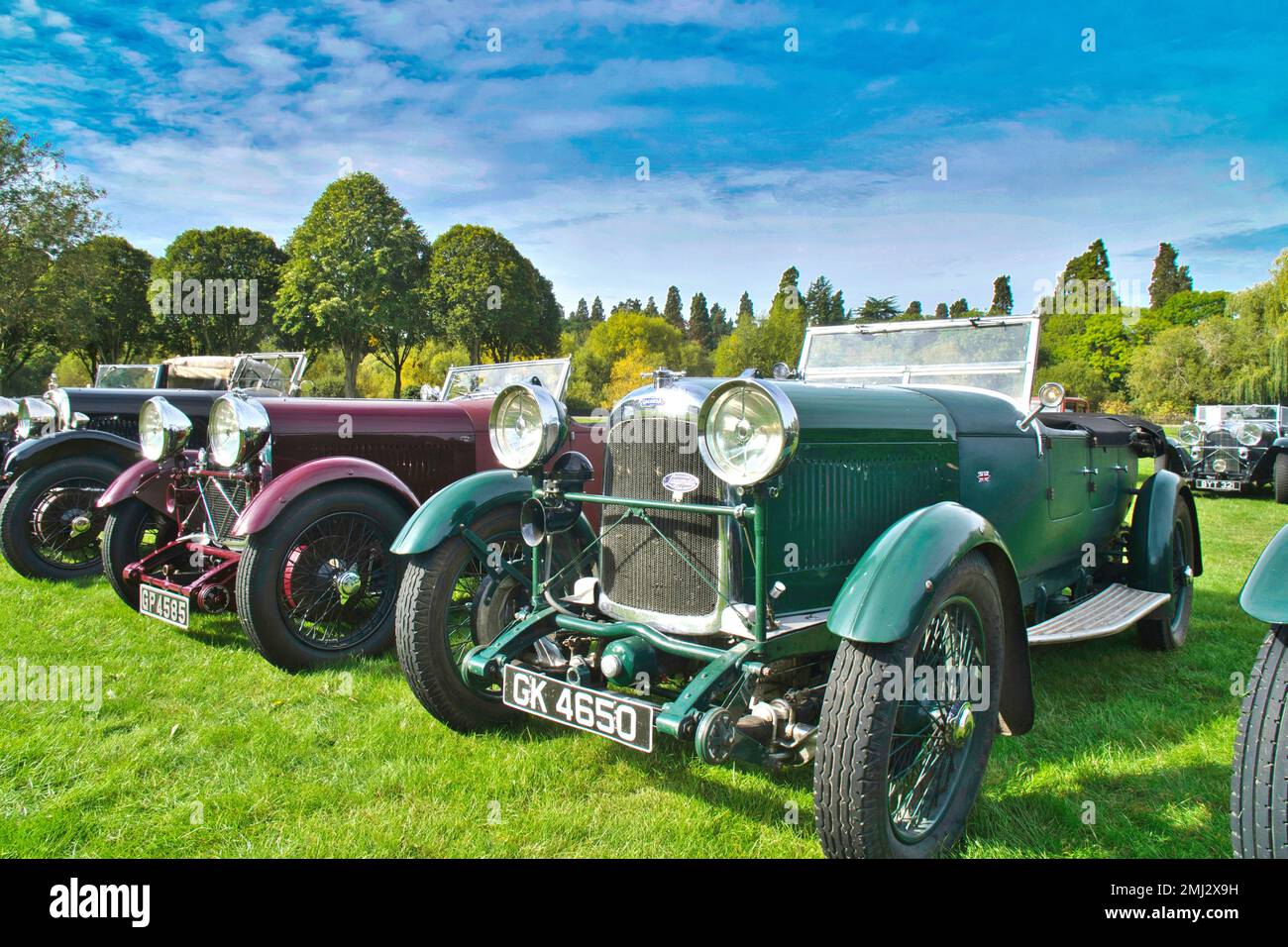 Part of line up of 2 litre LC (low chassis) Lagondas at the 2022 AGM
