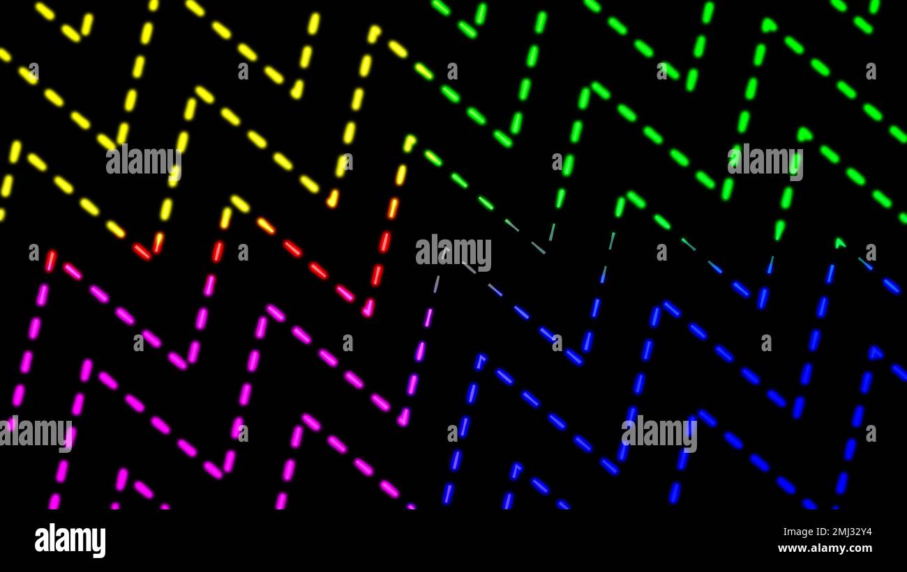 Abstract wavy multi color geometric mesh line.Rays of light background ...