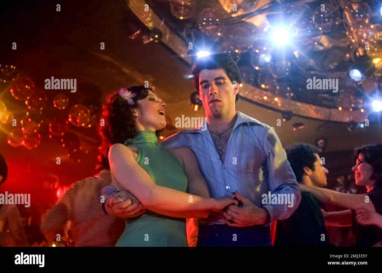 USA. John Travolta and Fran Drescher in a scene from the (C 