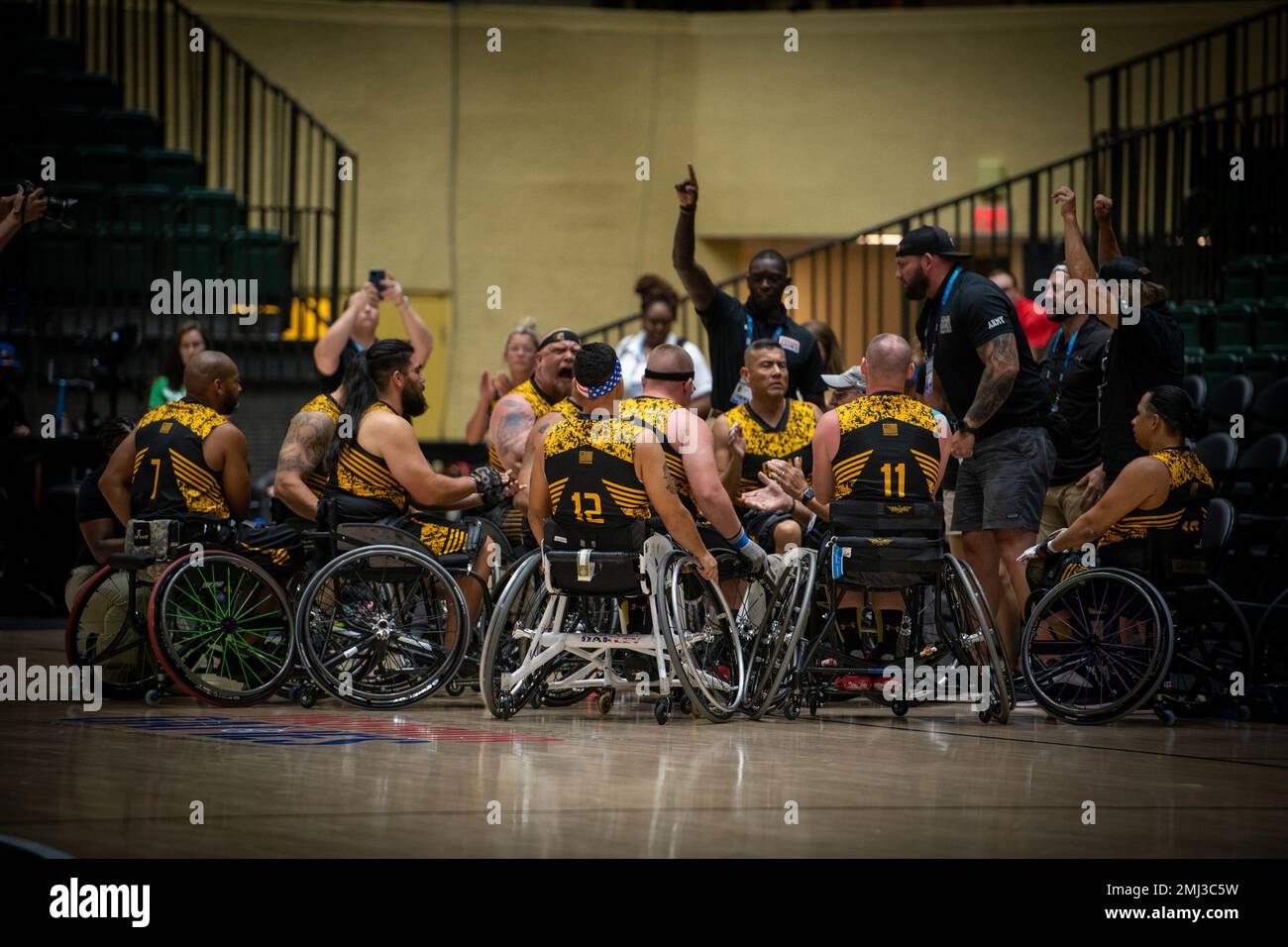 ORLANDO, Florida (Aug. 25, 2022) Team Army gets ready to take the court