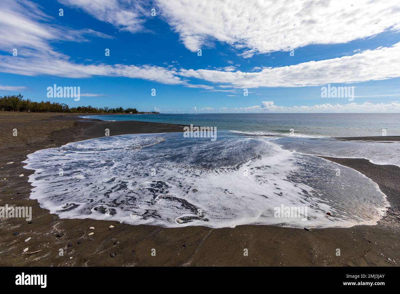 L'EtangSale, Reunion Island The beach Stock Photo Alamy