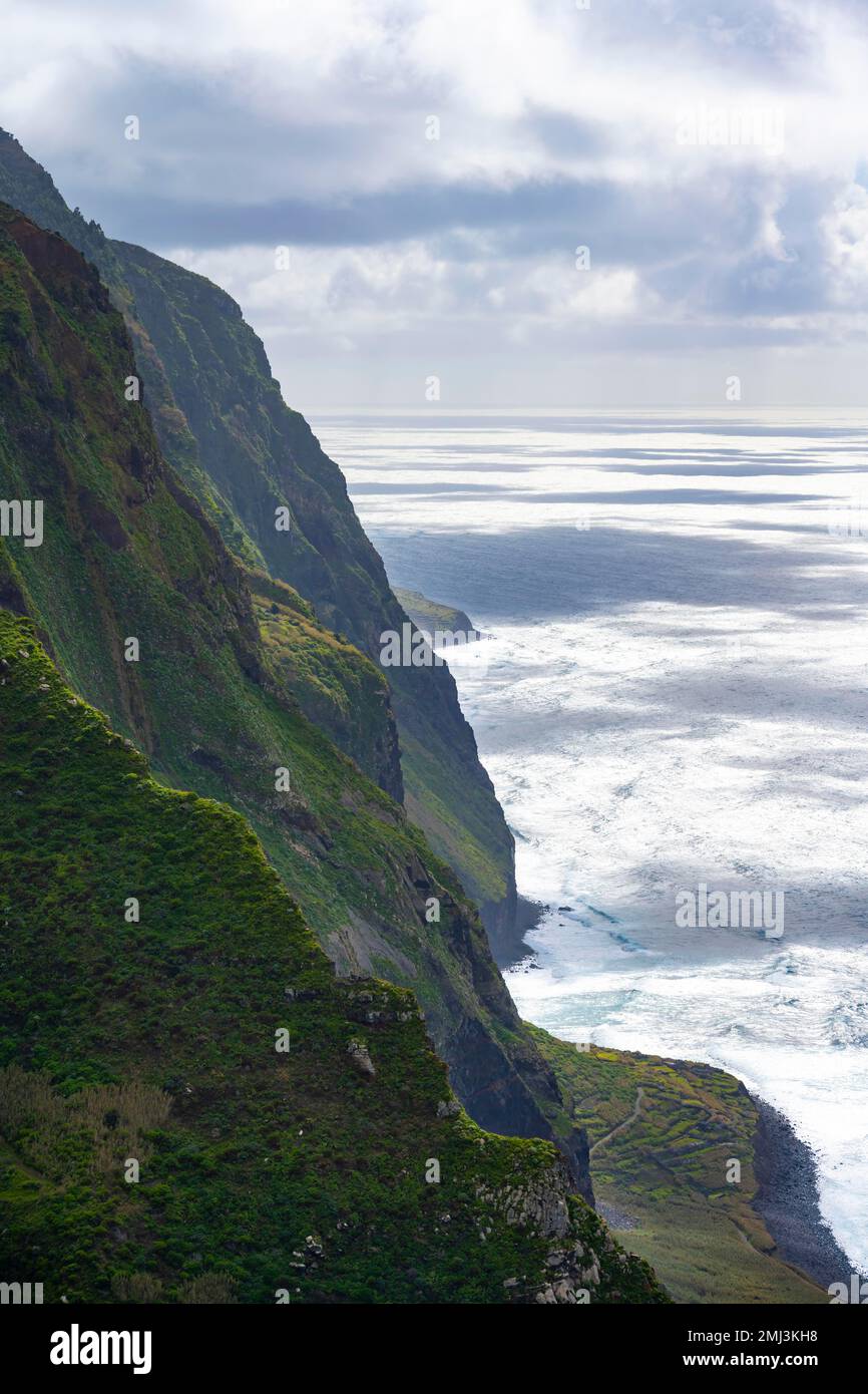 Ruin on a steep slope, near Calhau das Achadas, Madeira, Portugal Stock  Photo - Alamy