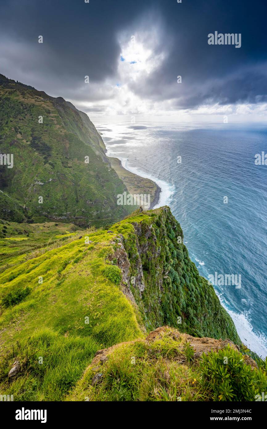 Ruin on a steep slope, near Calhau das Achadas, Madeira, Portugal Stock  Photo - Alamy