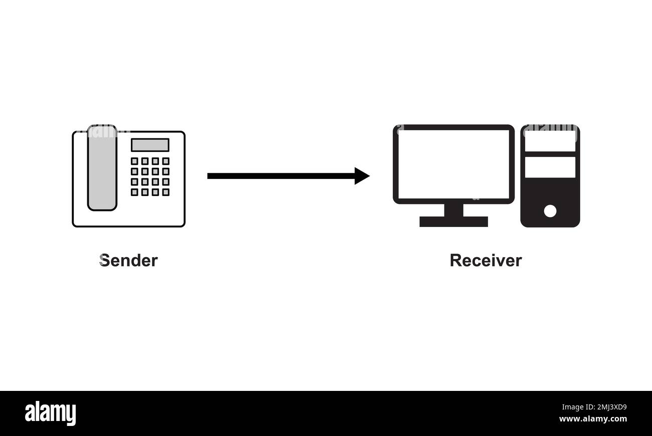 SIP Trunking Providers Concept Design. Vector Illustaration Stock
