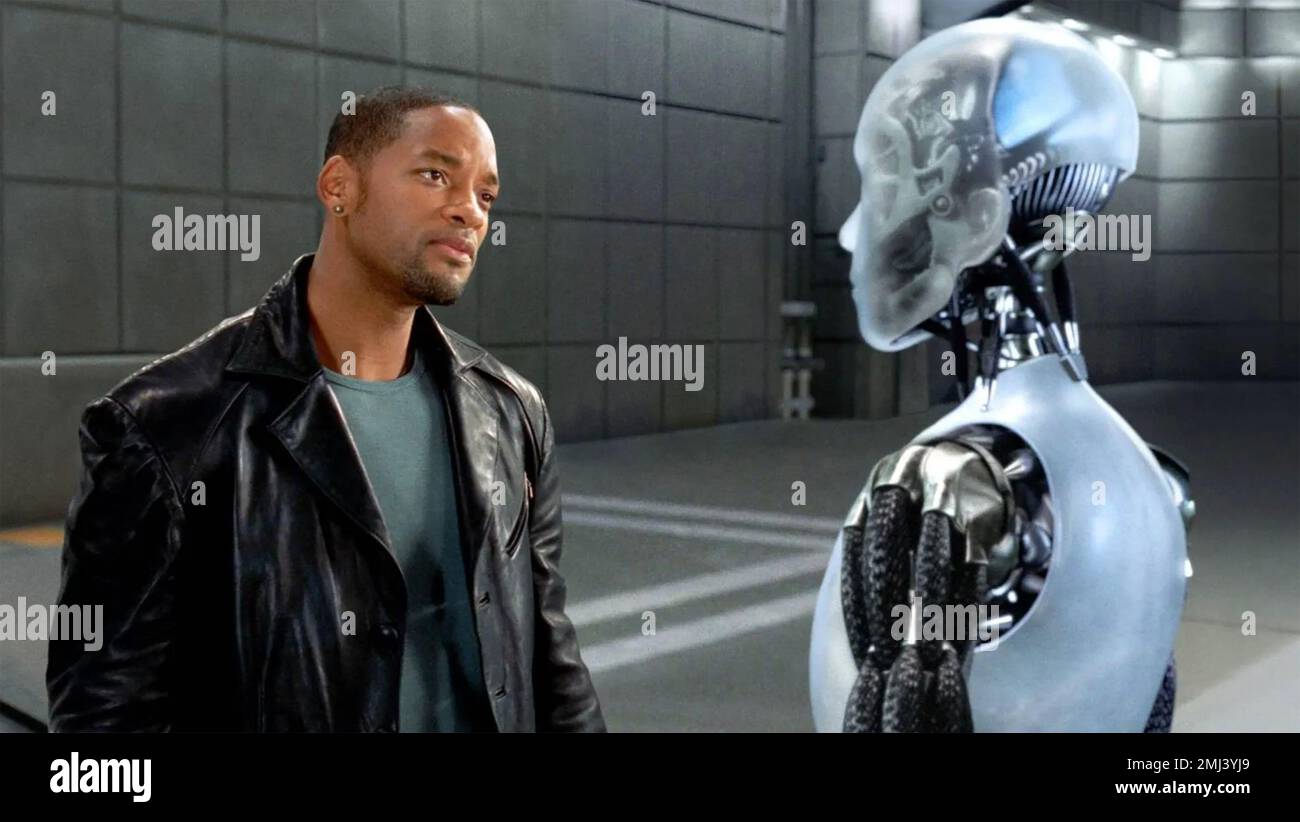 I, ROBOT  2004 20th Century Fox film with Will Smith Stock Photo
