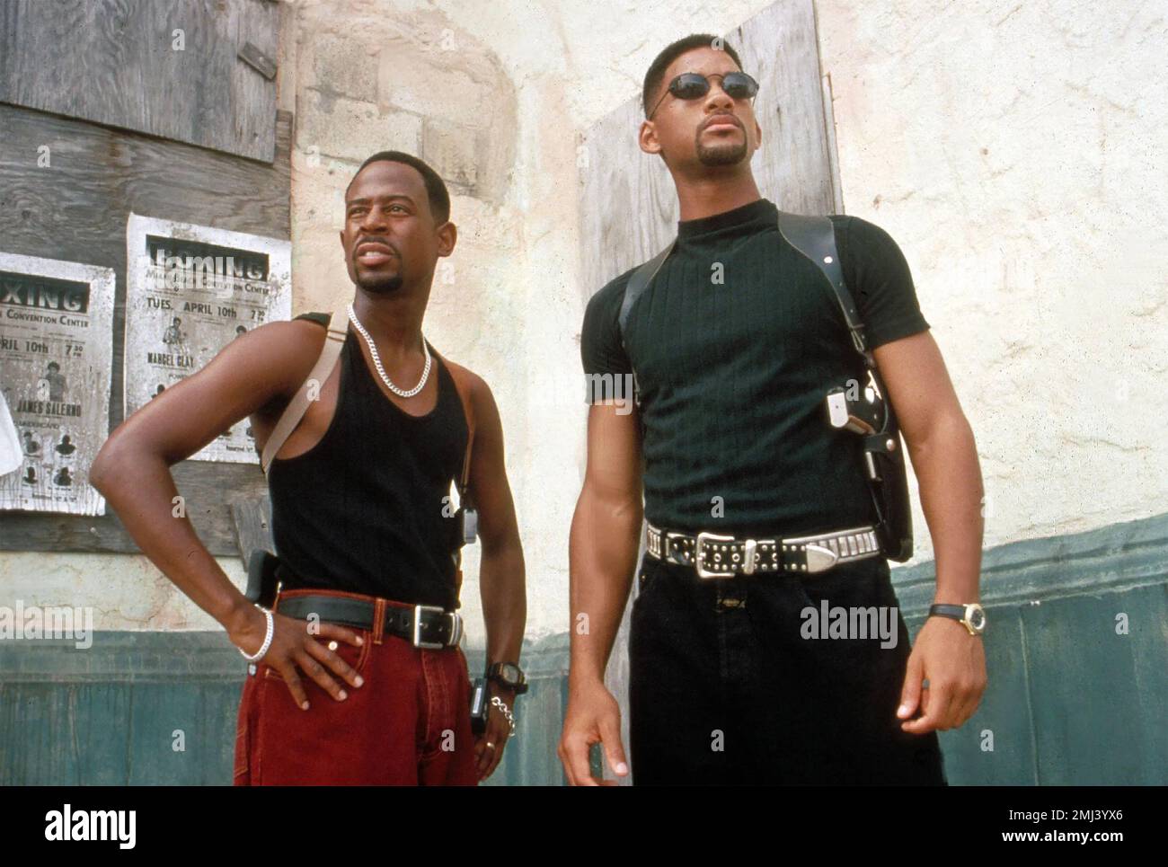 BAD BOYS FOR LIFE  2020 Sony Pictures Releasing film with Will Smith at left and Martin Lawrence Stock Photo