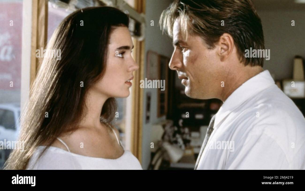THE HOT SPOT 1990 Orion Pictures film with Jennifer Connelly and Don Johnson Stock Photo