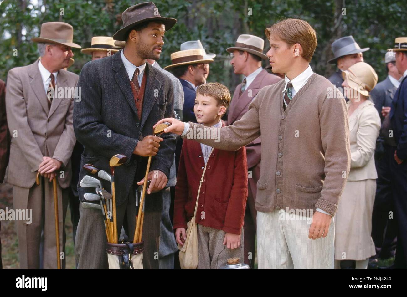 THE LEGEND OF BAGGER VANCE 2000 20th Century Fox film with Will Smith at  left and Matt Damon Stock Photo - Alamy