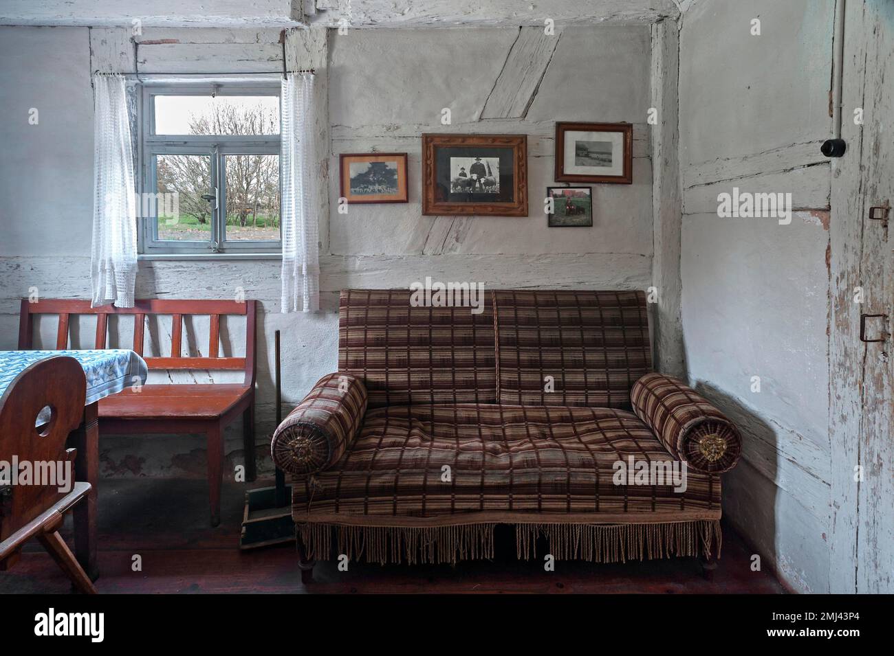 Living room of a shepherds house, until 1860 shepherds house, Open Air