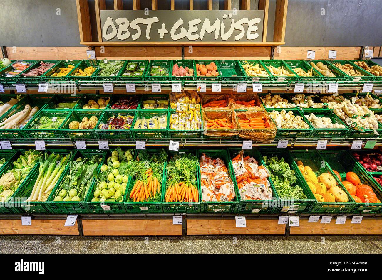 Fruit and vegetable department in the wholesale market, Bavaria