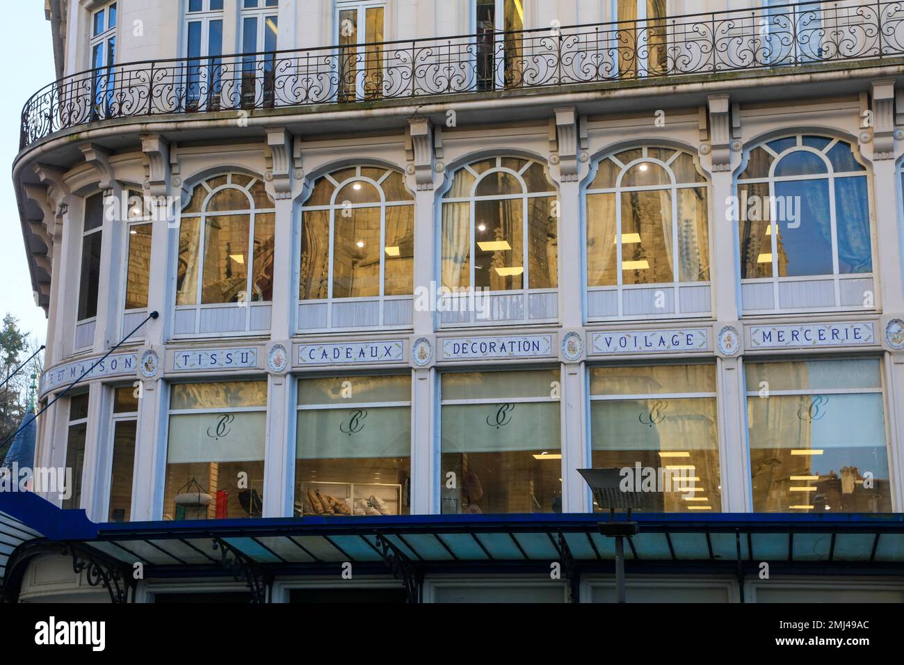 Historic department stores at Place SaintCorentin, Quimper, Kemper
