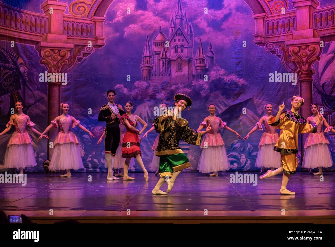 Cangas, Pontevedra, Spain. 26 January 2023. Chinese Dance Seiyu