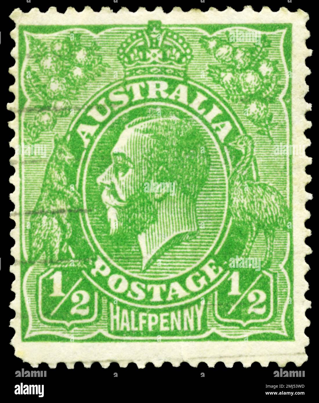 Halfpenny stamp hires stock photography and images Alamy