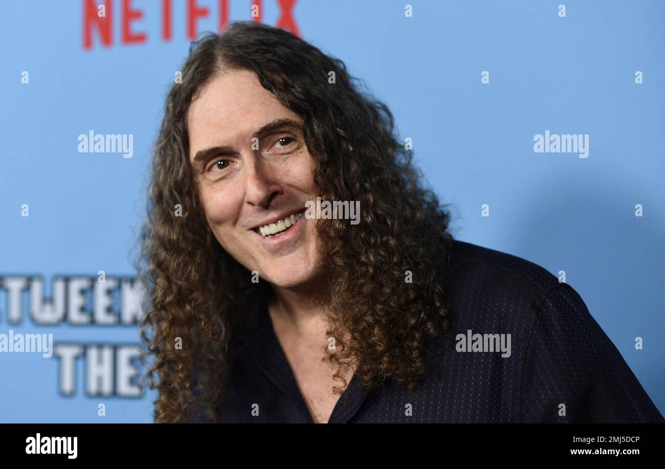 Al Yankovic arrives at the Los Angeles premiere of 
