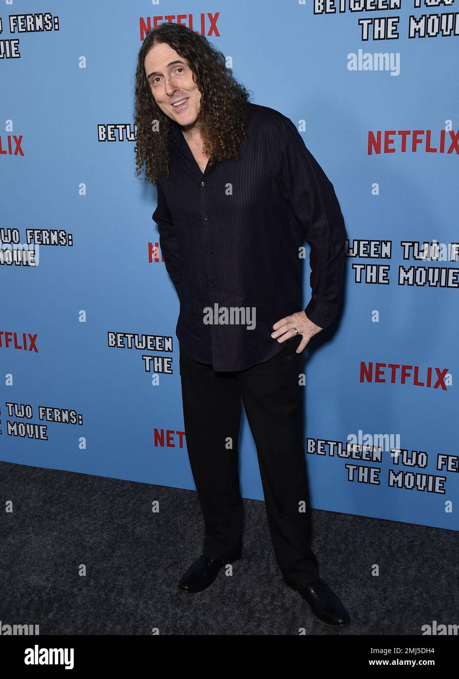 Al Yankovic arrives at the Los Angeles premiere of 