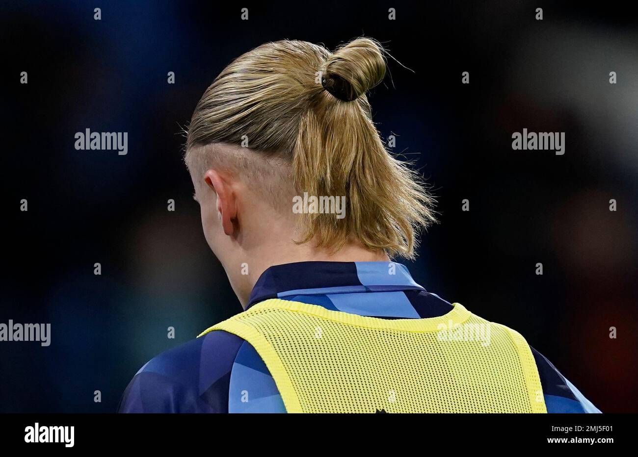 Manchester England 27th January 2023 Erling Haaland Of Manchester Manchester England 27th January 2023 Erling Haaland Of Manchester