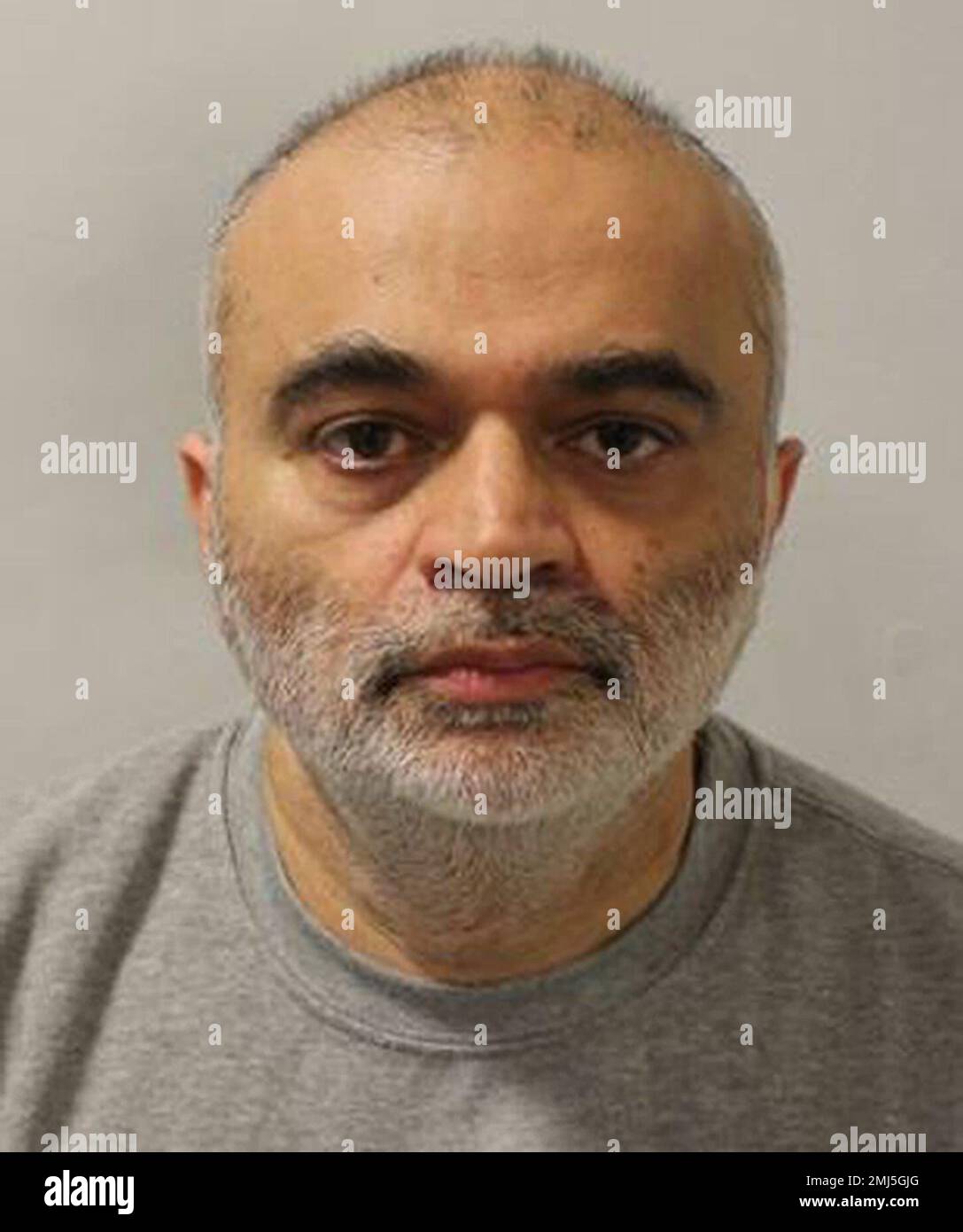 Undated handout photo issued by Metropolitan Police of Deekan Singh Vig who is facing life in jail for bludgeoning his elderly father to death with a bottle of Champagne in a drunken rage. The 54-year-old was found guilty at the Old Bailey of murdering 86-year-old shopkeeper Arjan Singh Vig at the family home in Southgate, north London, on the evening of Saturday, October 30, 2021. Issue date: Friday January 27, 2023. Stock Photo