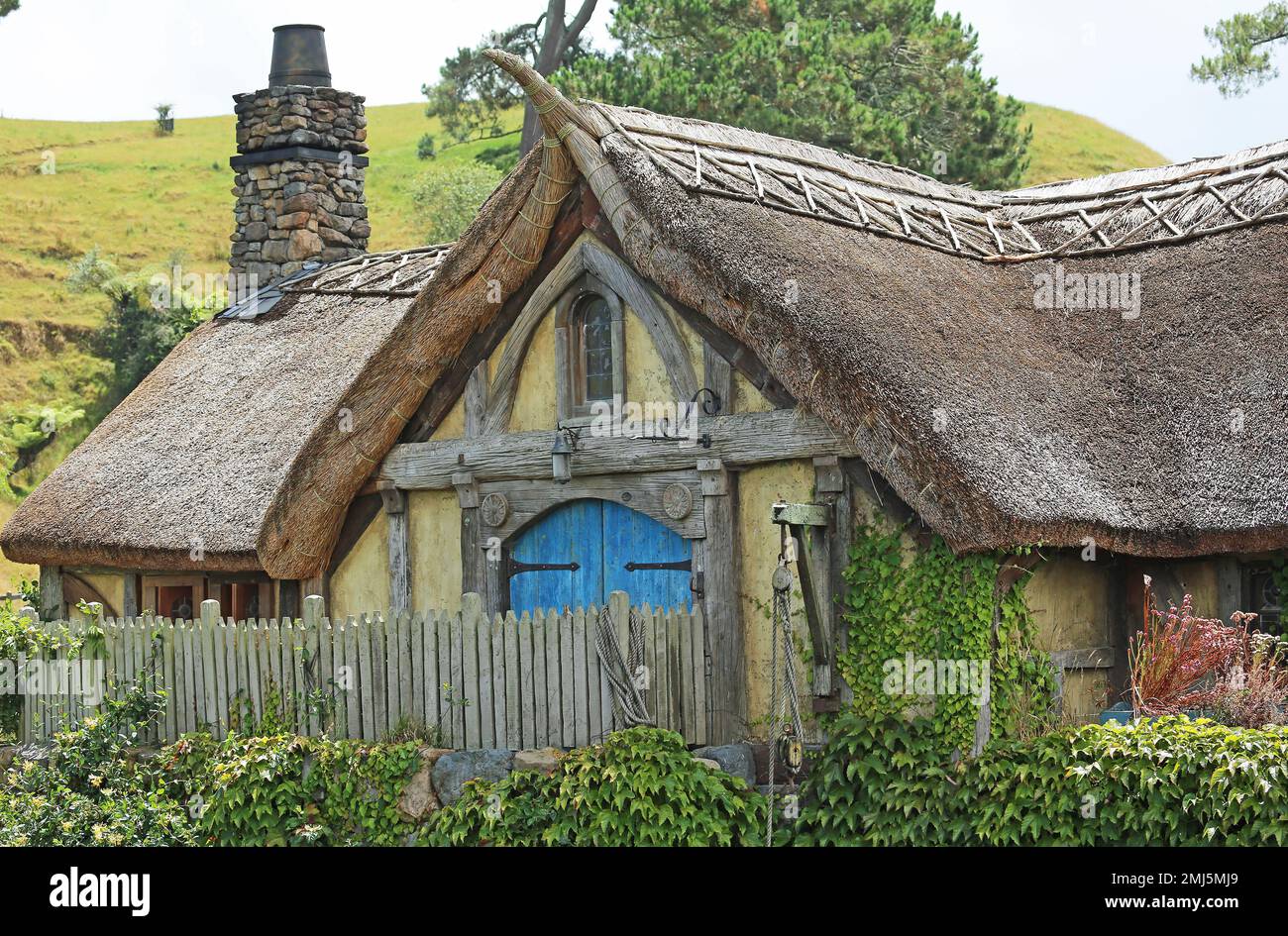 Mill house - Hobbiton - Matamata, New Zealand Stock Photo