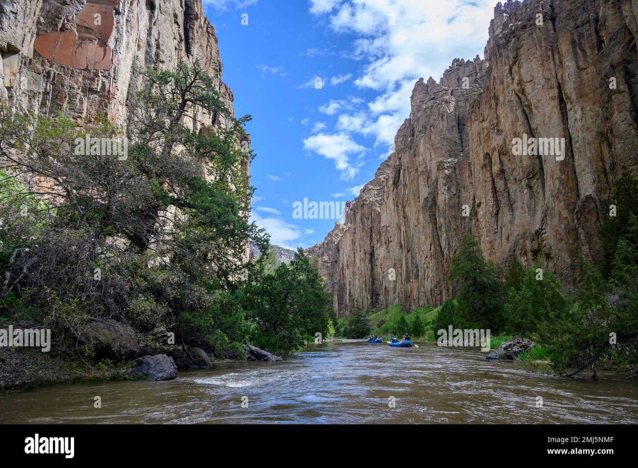 Rafting the Bruneau River in Idaho with Far & Away Adventures Stock ...