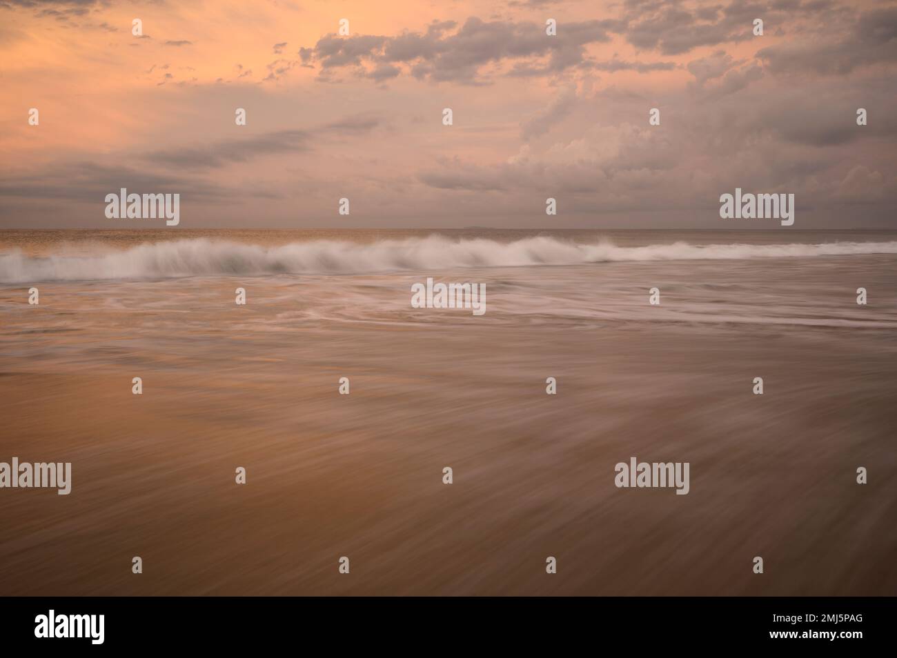 Sunrise on Destiladeras Beach at Punta de Mita on the Riviera Nayarit coast of Mexico. Stock Photo