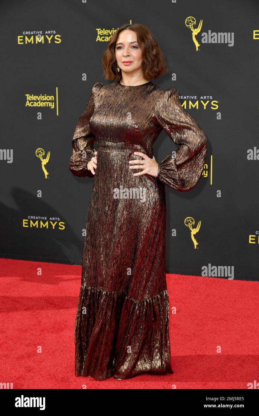 Maya Rudolph arrives at night two of the Creative Arts Emmy Awards on ...