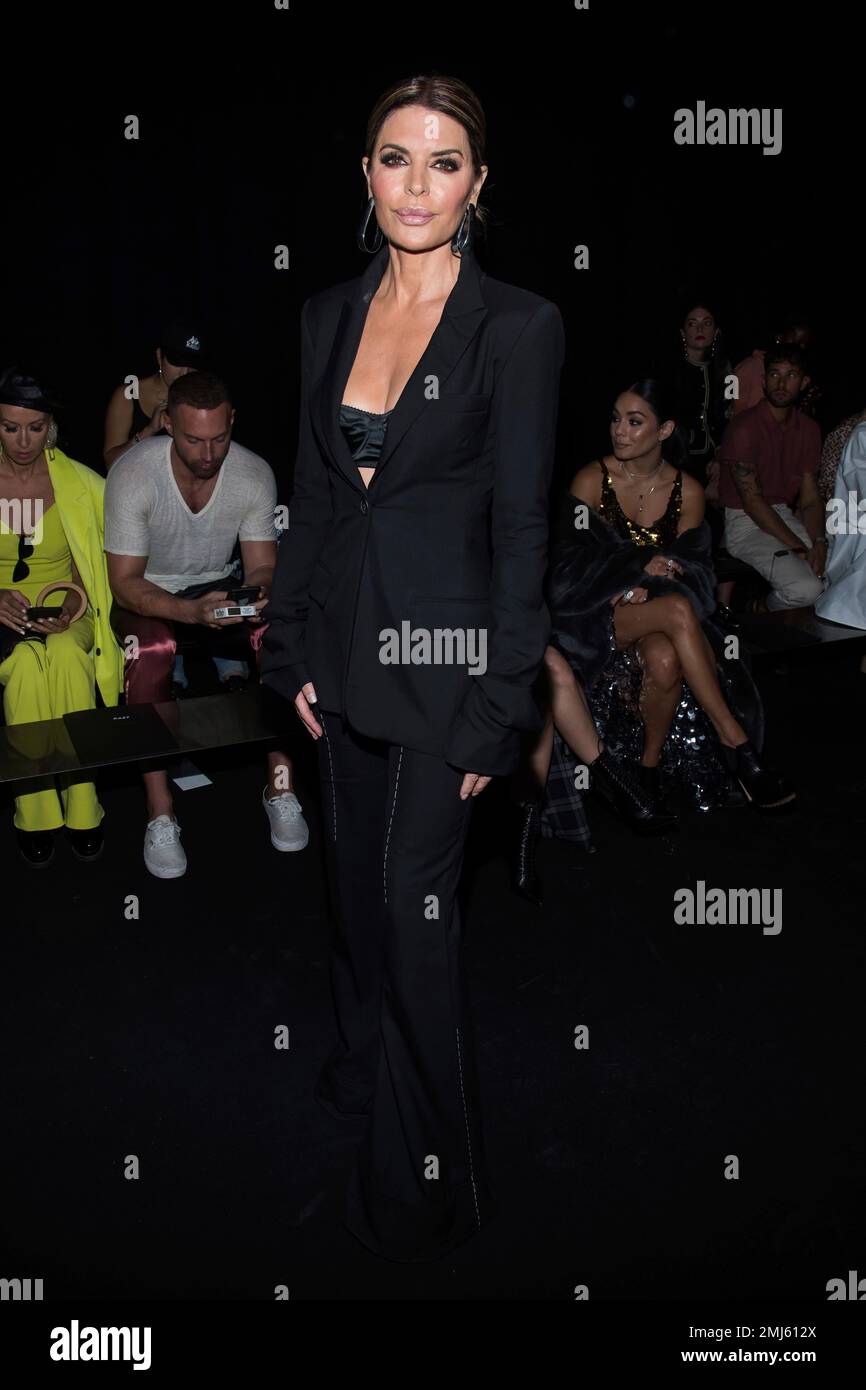 Lisa Rinna attends the Vera Wang show during Fashion Week on
