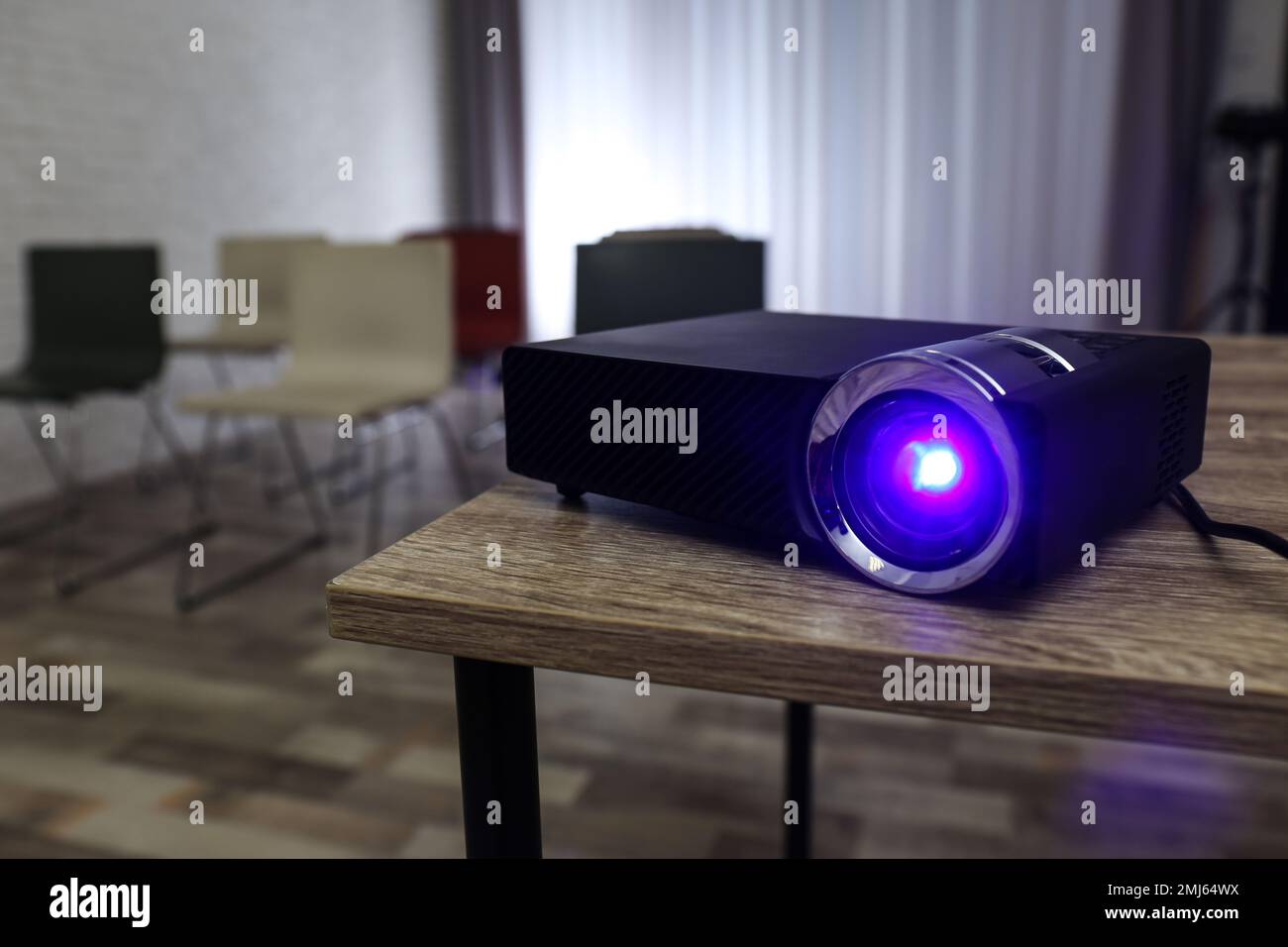 Wooden projector board hi-res stock photography and images - Alamy