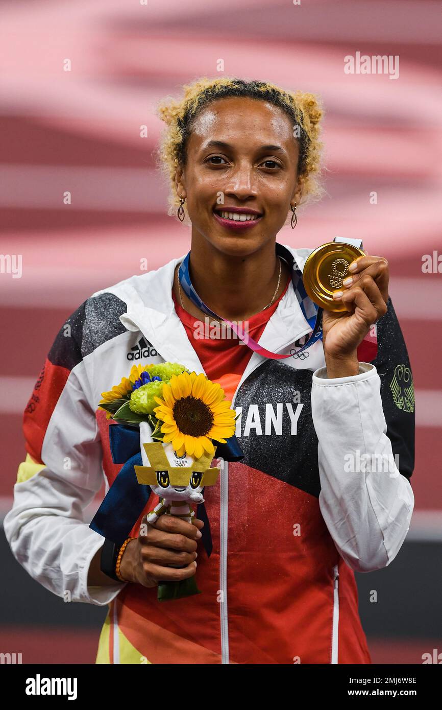 Malaika Mihambo (GER) Olympic Champion in the Women's Long jump at the