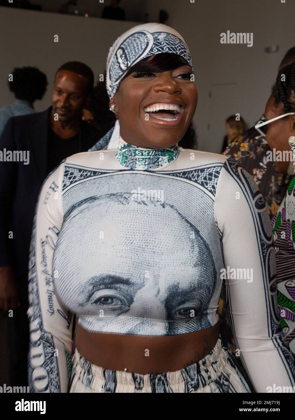 FILE - Fantasia Barrino attends the Studio 189 runway show during
