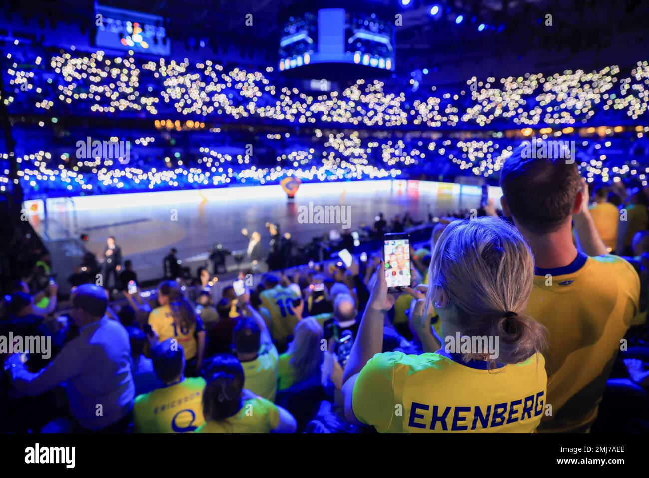 Stockholm, Sweden. 27th Jan, 2023. Handball World Cup, France Sweden