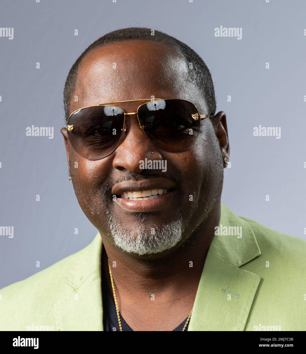 This Aug. 27, 2019 photo shows portrait shows R&B singer Johnny Gill