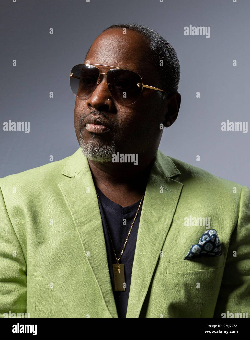 This Aug. 27, 2019 photo shows portrait shows R&B singer Johnny Gill